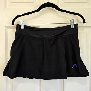 Head Black Tennis Golf Pickleball Skort EUC